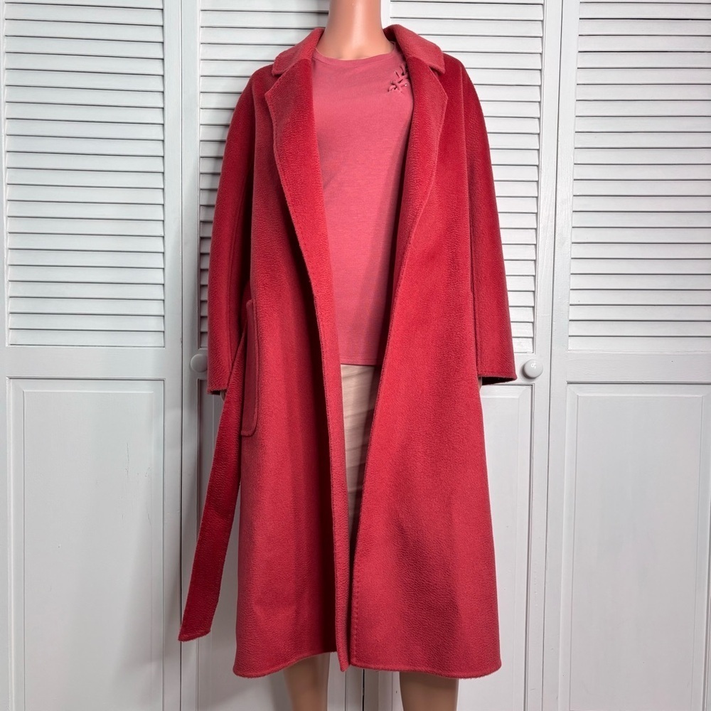 New Pissenlit Red The Classic Wrap Coat Size 2 — image 3 of 8